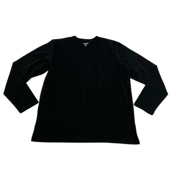 Rough Dress Men's Black Supima Cotton Long Sleeve Shirt / Size XLarge - Picture 1 of 2